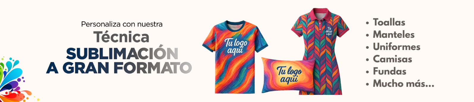 Sublimación a gran formato