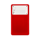 calculadora flexible rojo