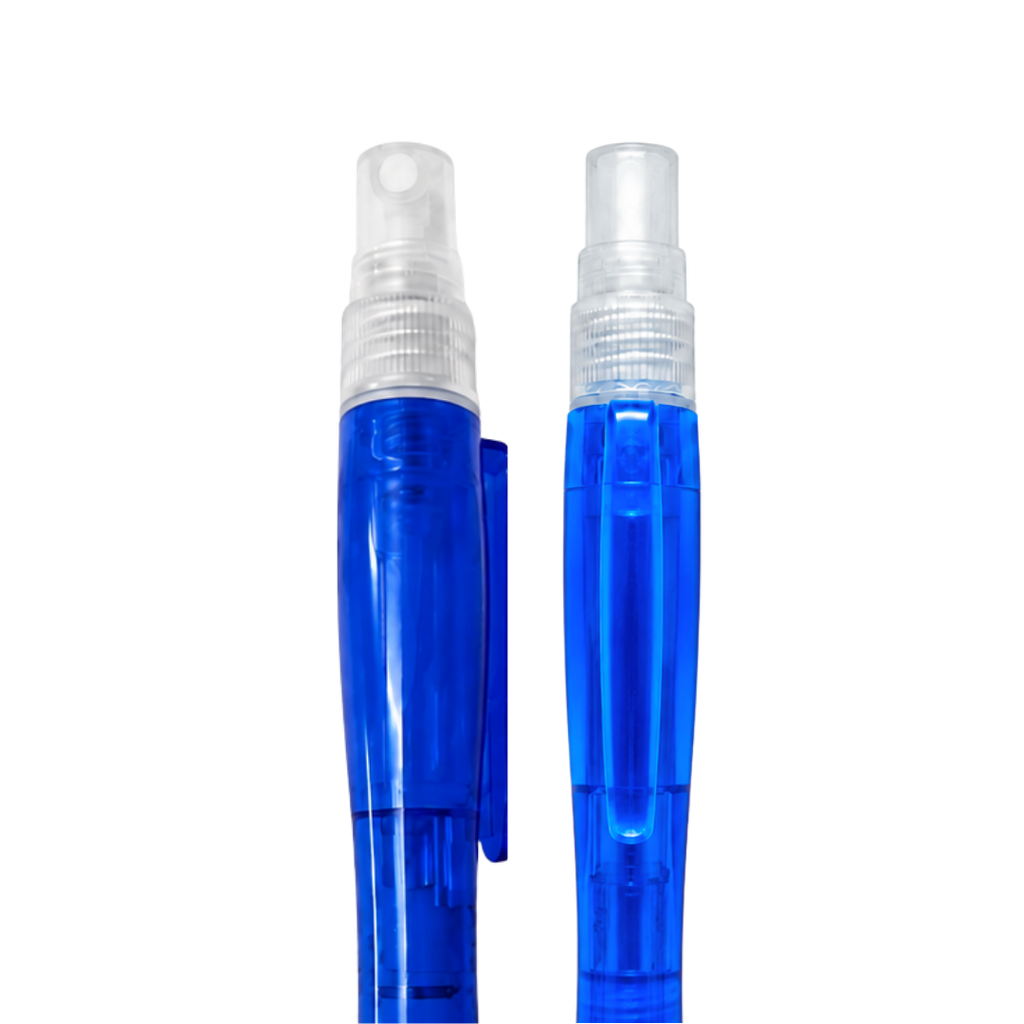 lapiceros, plástico, azul reflex, atom con spray , touch y goma antideslizante