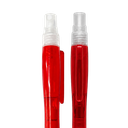 lapiceros, plástico, rojo, atom con spray , touch y goma antideslizante