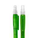 lapiceros, plástico, verde, atom con spray , touch y goma antideslizante