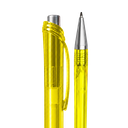 lapiceros, plástico, amarillo, 14 centimetros, cristal,
