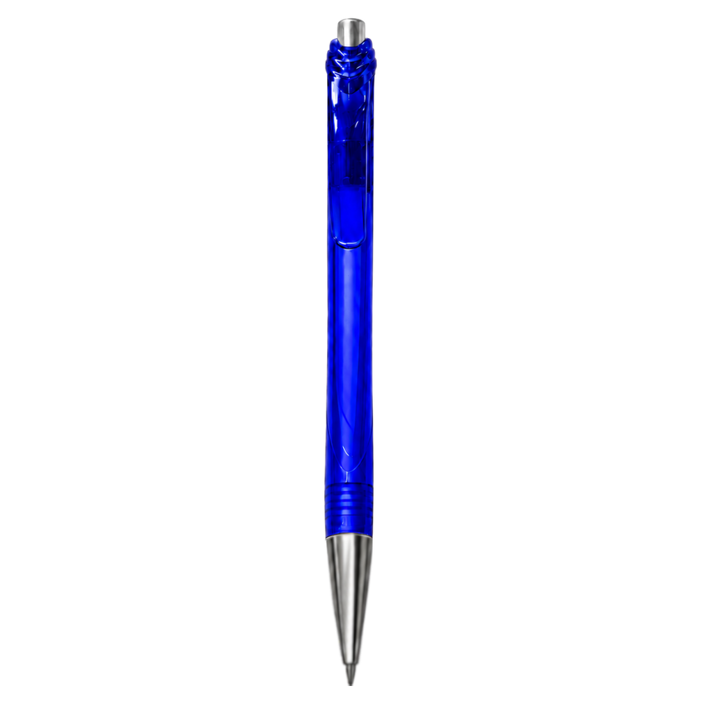 lapiceros, plástico, azul reflex, 14 centimetros, cristal,