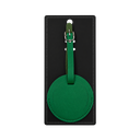 IDENTIFICADOR, IMITACION CUERO, VERDE, 3.15 plg, redondo para maletas