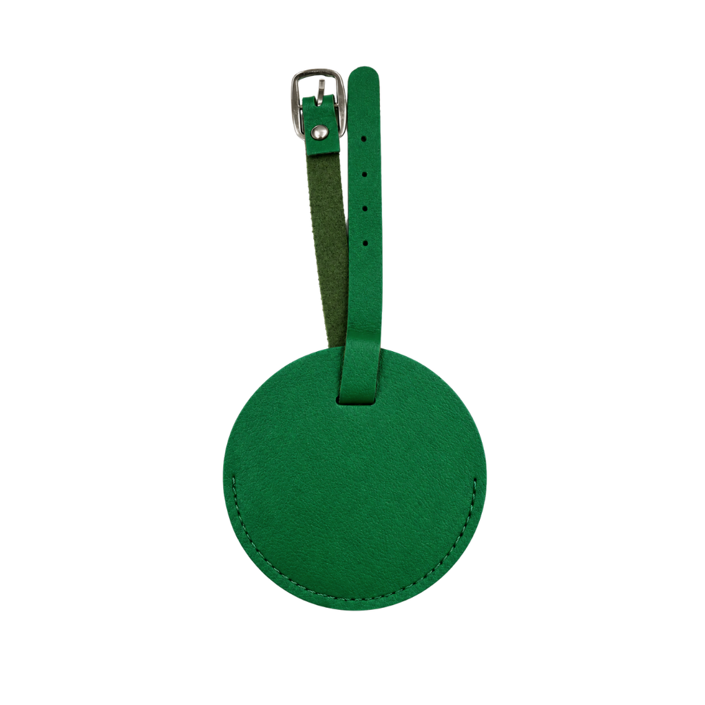IDENTIFICADOR, IMITACION CUERO, VERDE, 3.15 plg, redondo para maletas