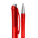 lapiceros, plástico, rojo, 14 centimetros, cristal,
