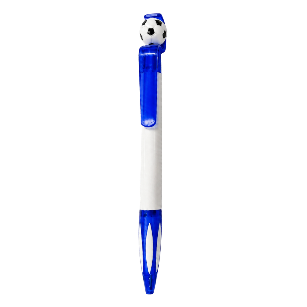 lapiceros, plástico, azul, 15 centimetros, chilena con pelota giratoria