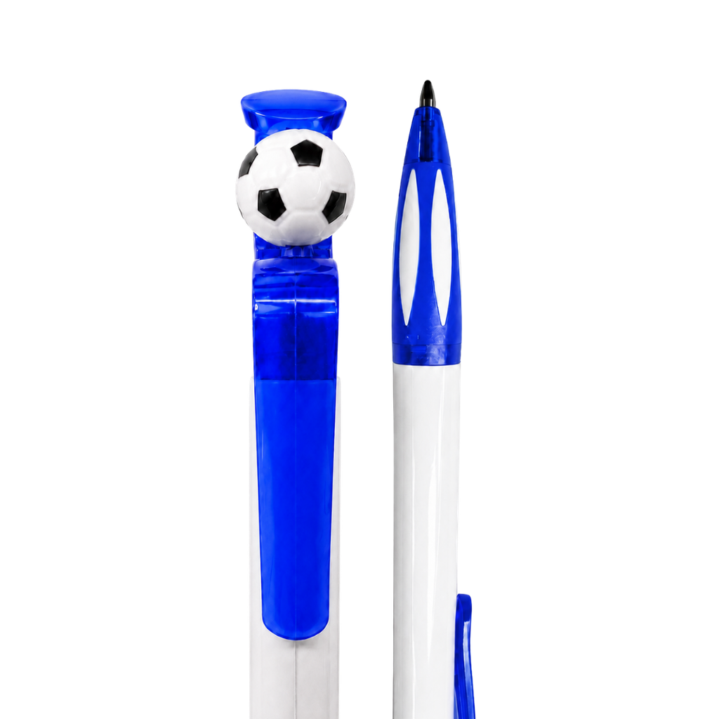 lapiceros, plástico, azul, 15 centimetros, chilena con pelota giratoria