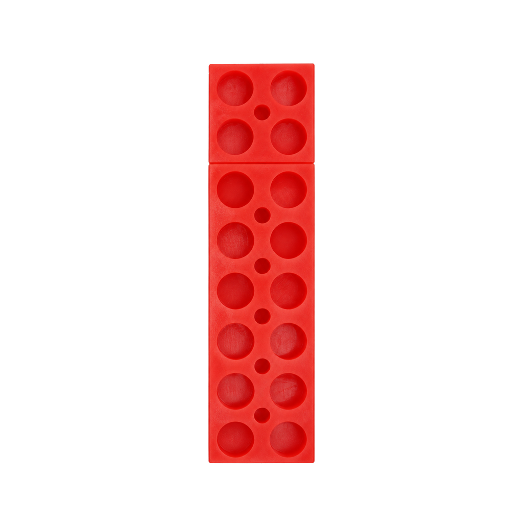 marcador lego rojo