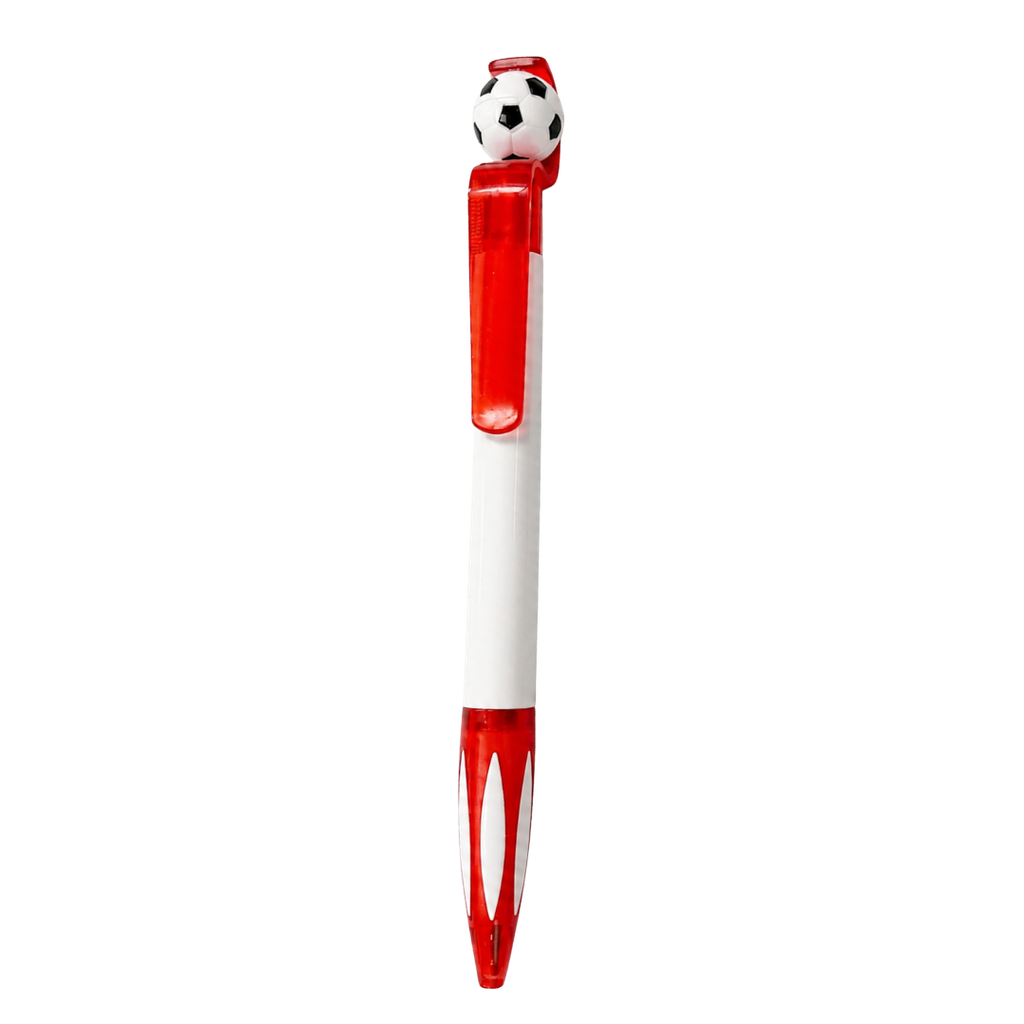 lapiceros, plástico, rojo, 15 centimetros, chilena con pelota giratoria