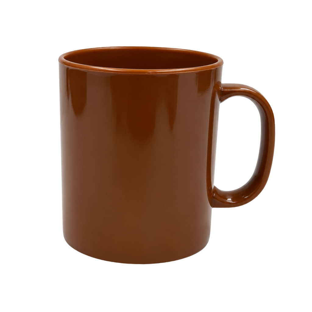 taza, plástico, café, 10.3*8.5*11.7 con , tapa y cuchara diseño oso