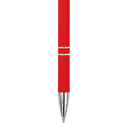 lapiceros, metal, rojo, 14.5 cm, Lyra con recubierta de caucho  y touch
