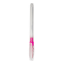 lapiceros, plástico, fucsia, 12.5 centimetros, nevado con tapon