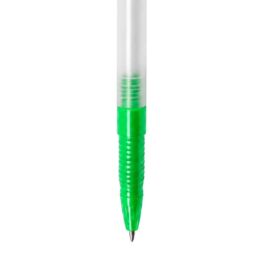 lapiceros, plástico, verde,  nd, translucido