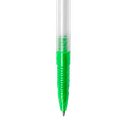 lapiceros, plástico, verde,  nd, translucido