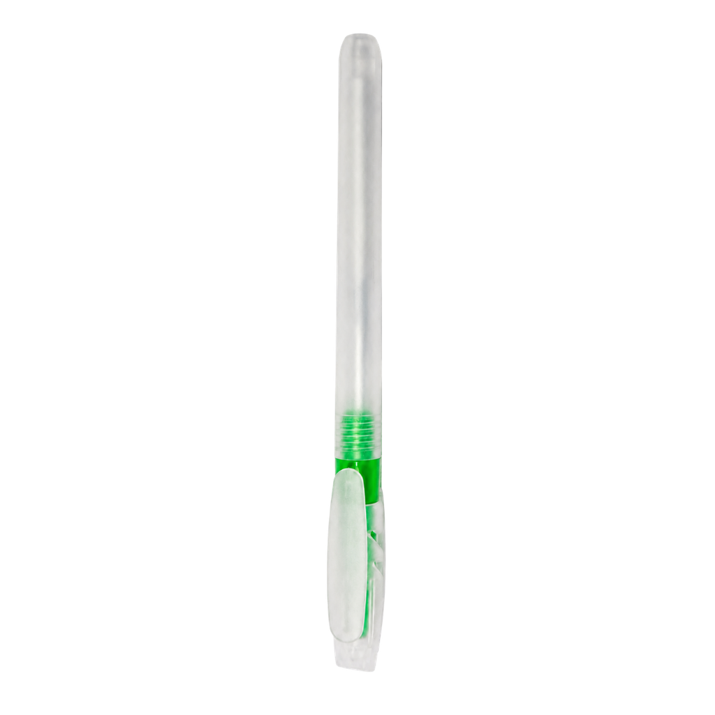 lapiceros, plástico, verde,  nd, translucido