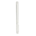 lapiceros, plástico, blanco, 12.5 centimetros, nevado con tapon
