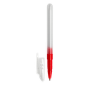 lapiceros, plástico, rojo,  nd, translucido