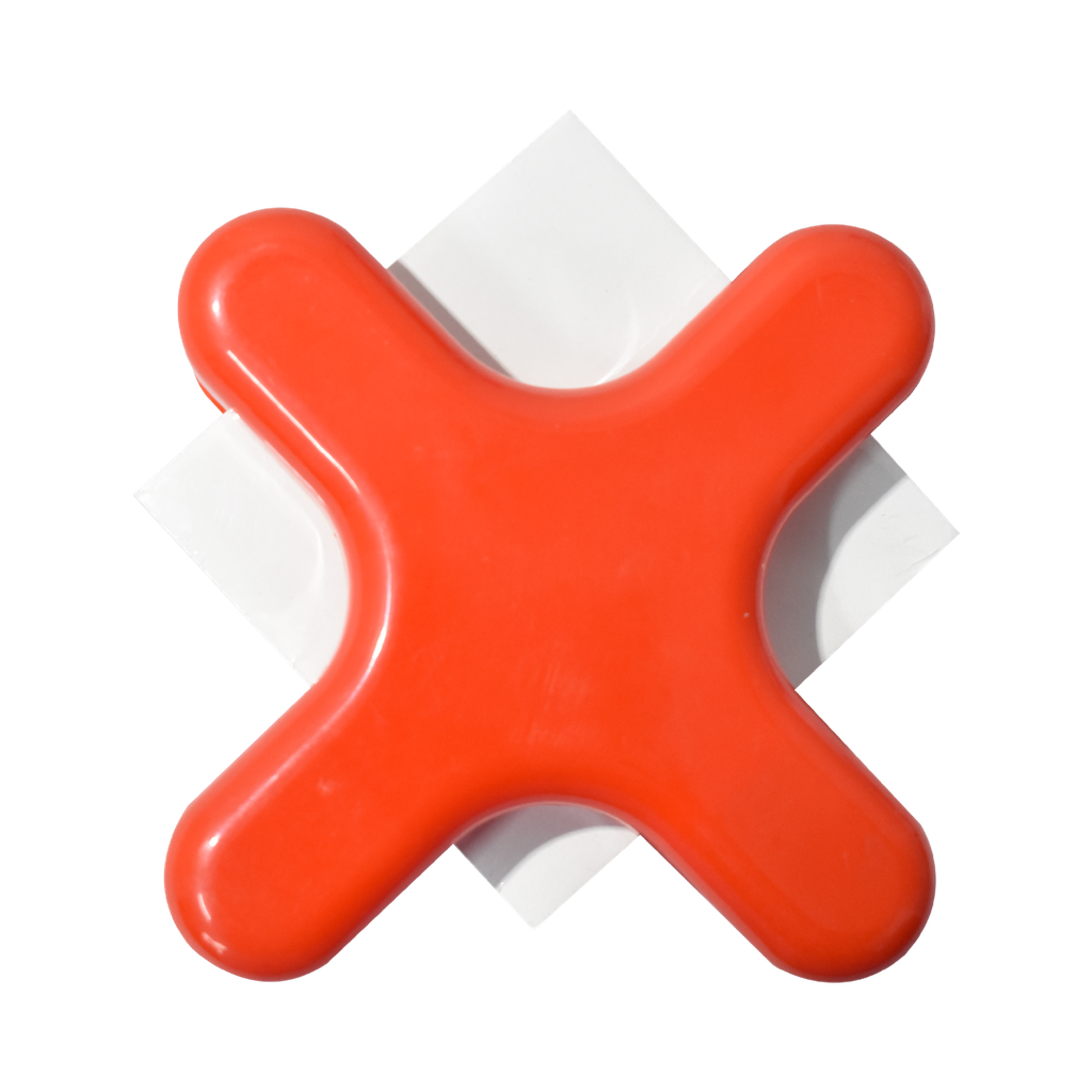 Porta Memo, Plástico, Rojo,  Nd, En Forma De X