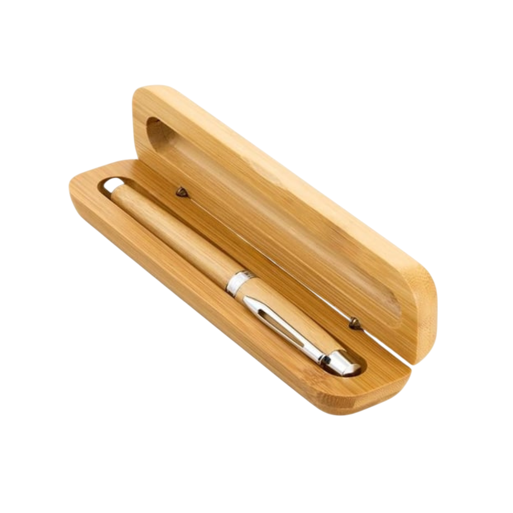 Lapicero Bambú Natural 14 cm