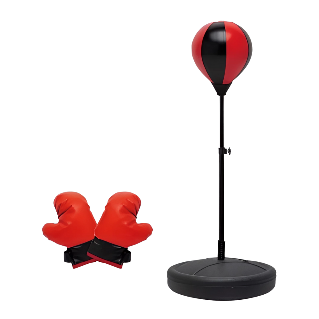 Boxeo hule Negro+rojo 121*35*21 cm set de boxeo