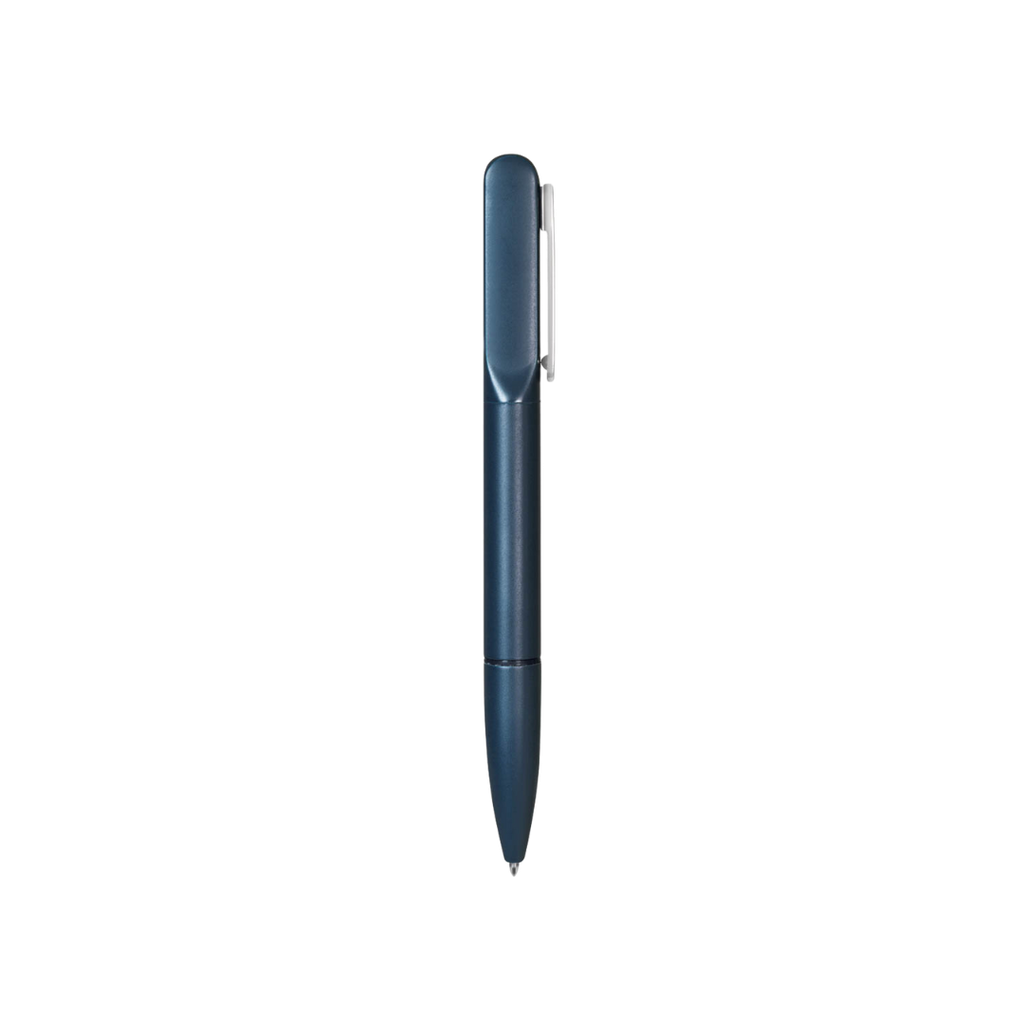 Lapiceros metal azul oscuro spark con luz al grabado