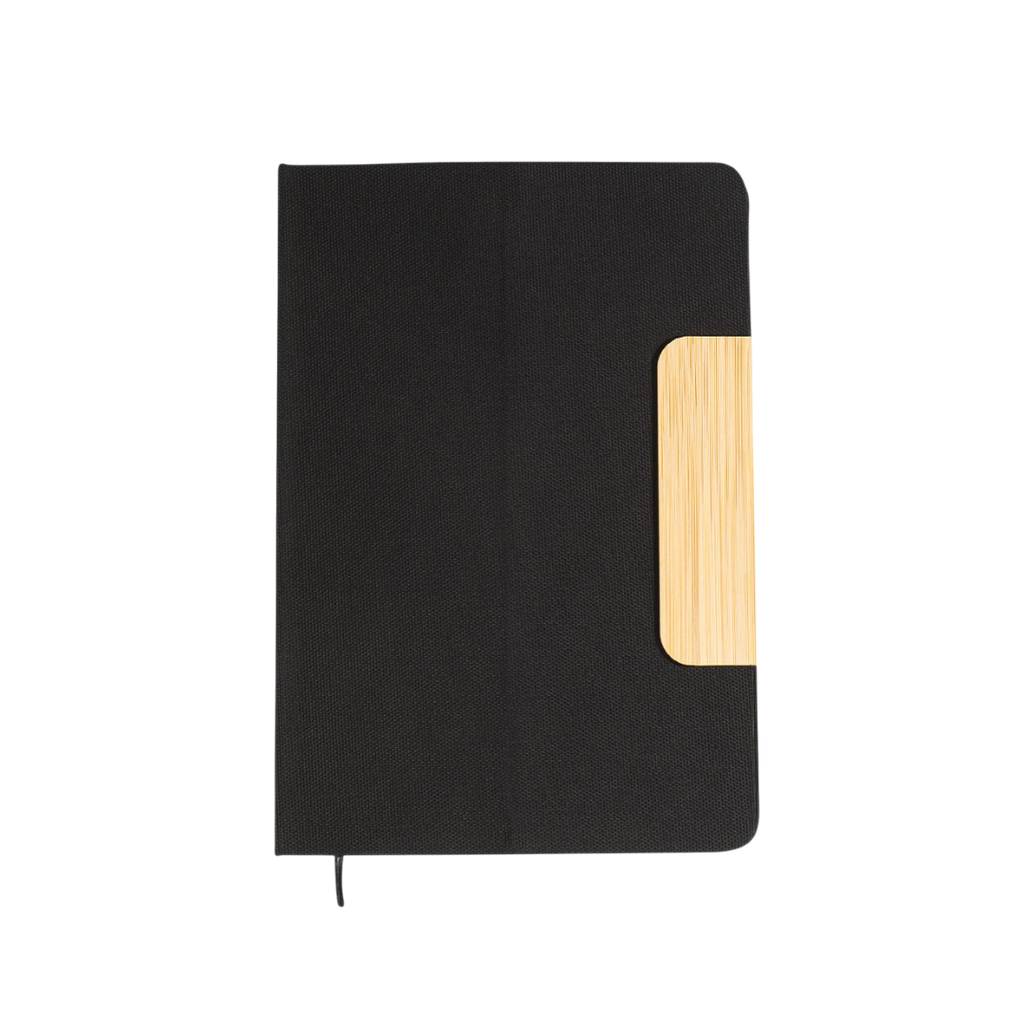 Libreta Imitacion cuero negro A5 Gussie