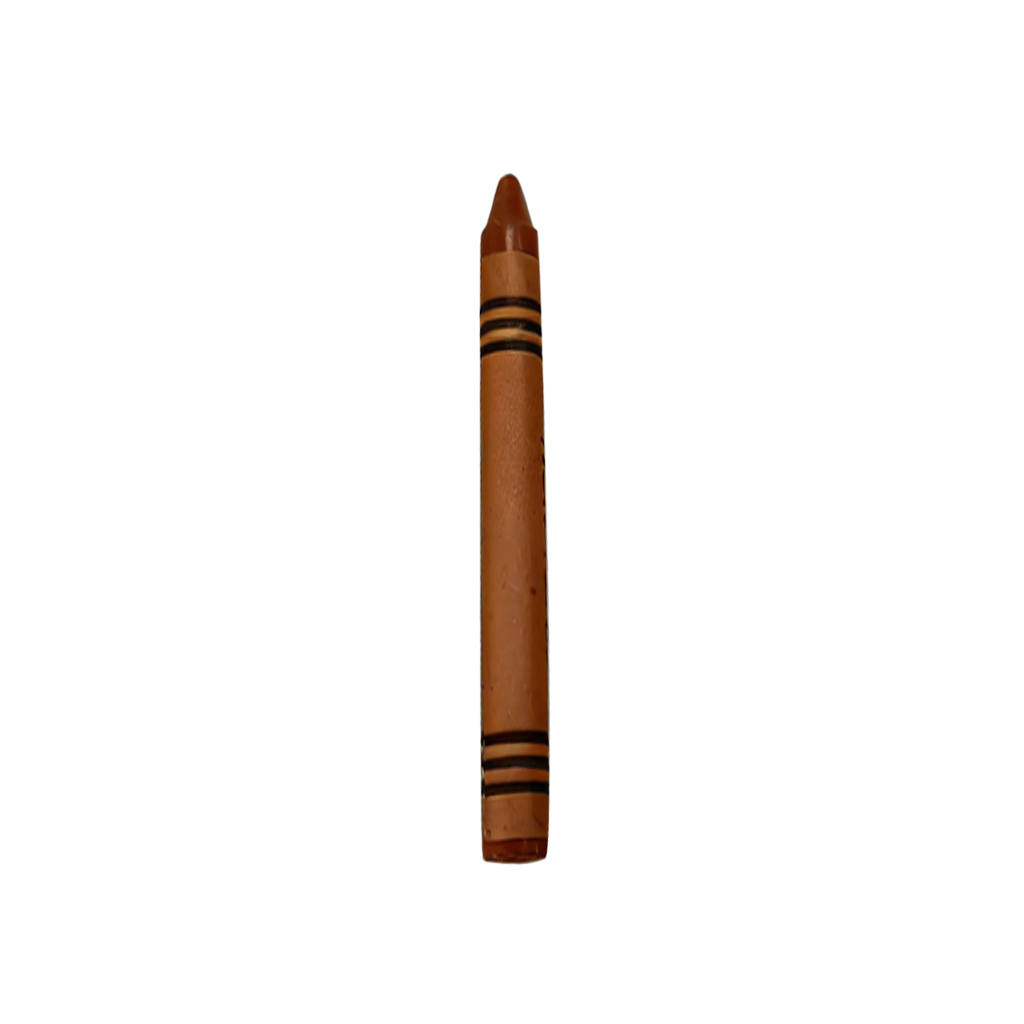 Crayón Cera Cafe 8 Cm Unidad
