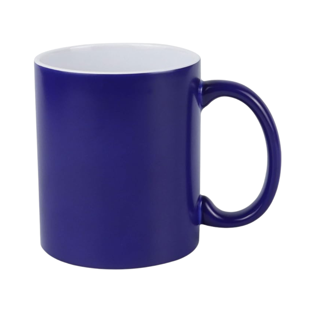 Taza Cerámica Azul Royal 11 oz Magica