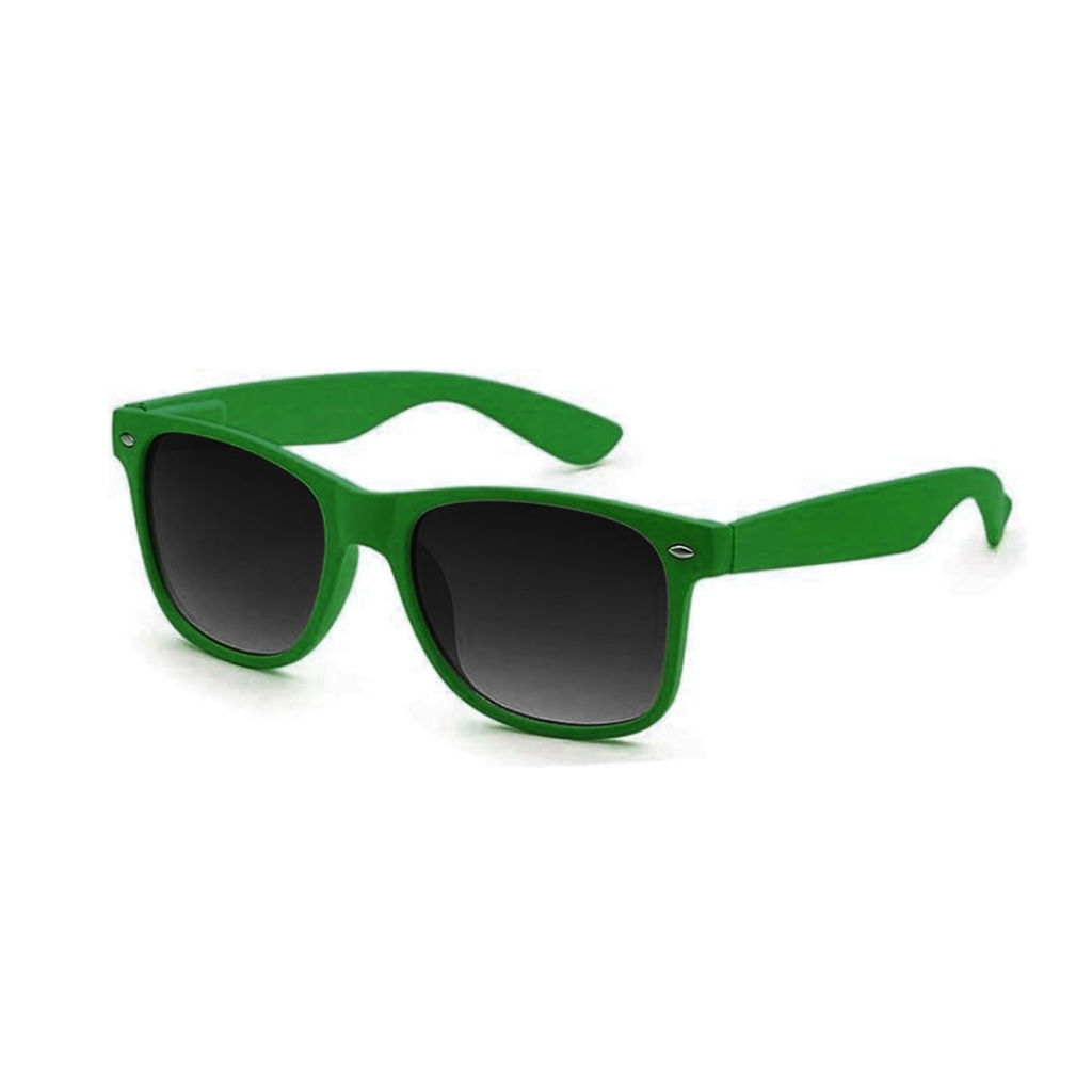 Lentes Plástico Verde Oscuro 5*15 Cm  Con Proteccion Uv