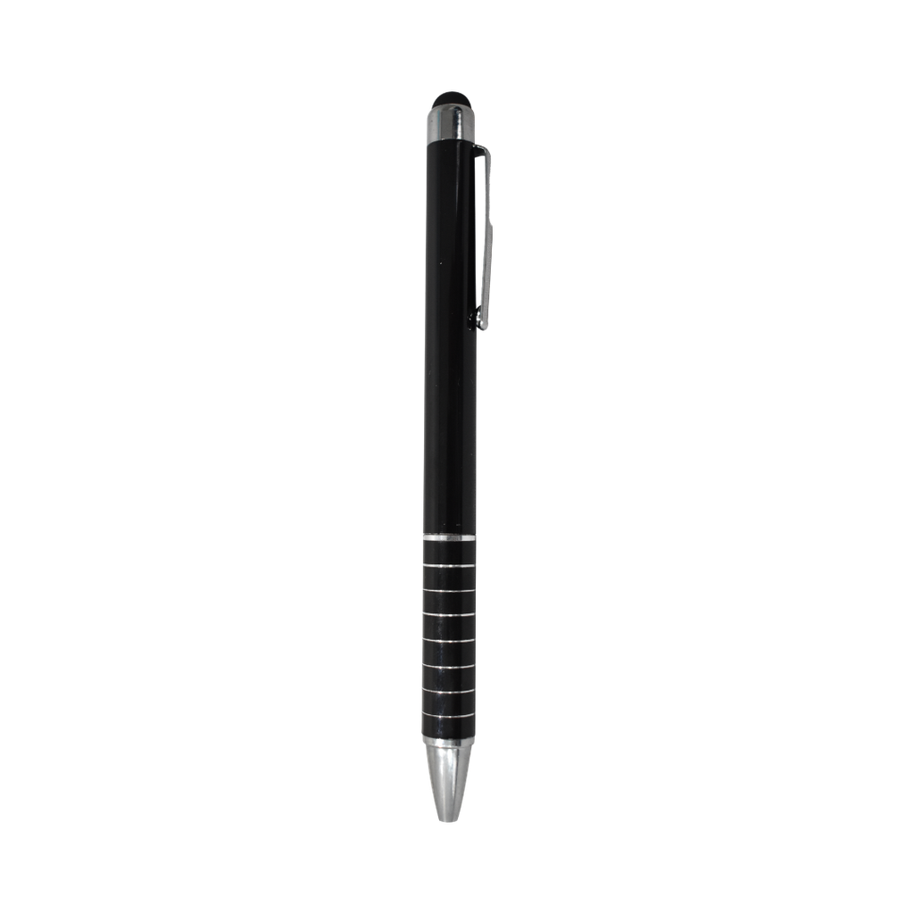Lapiceros, Metal, Negro, 12.5 Centimetros, Canis Con Touch Y Diseño De Argollas