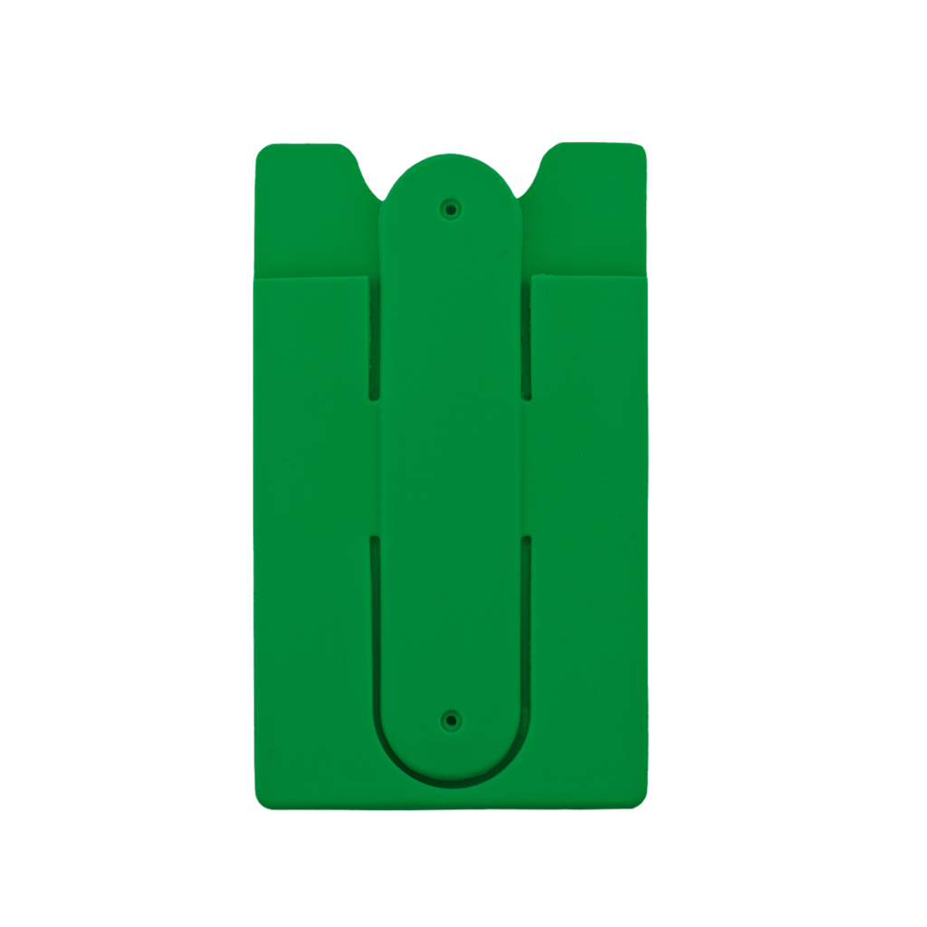 Porta Documentos, Silicón, Verde, 5.6*9.5 Centimetros, Tipo Posacelular Magnético Para Celular