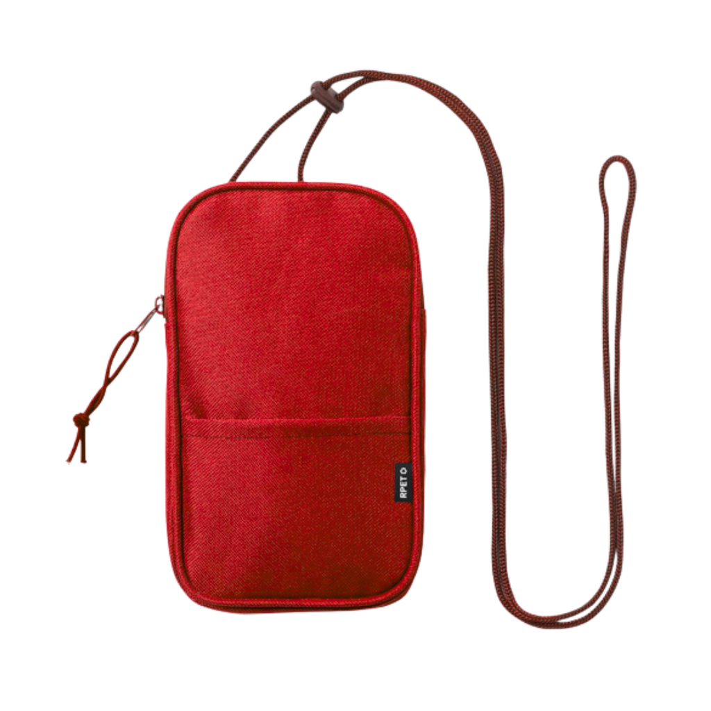 BOLSA, OXFORD, ROJO, 20*12.2*2.5 cm, HOBBY PARA ORGANIZAR DOCUMENTOS, CABLES Y CELULAR