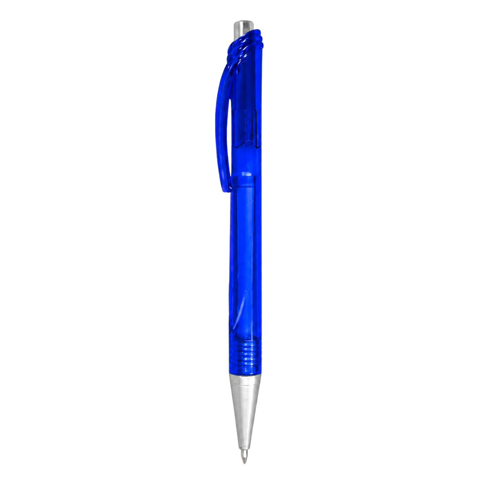 lapiceros, plástico, azul reflex, 14 centimetros, cristal,