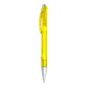lapiceros, plástico, amarillo, 14 centimetros, cristal,
