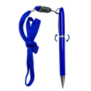 lapicero delta con pita azul reflex