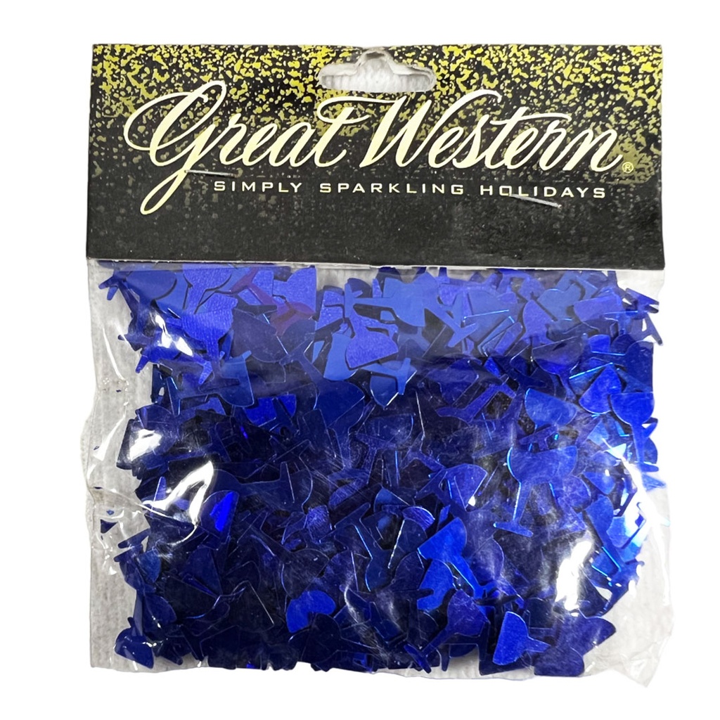 confeti copas azules