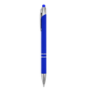 lapiceros, aluminio, azul reflex, 14.5 cm, Lyra con recubrimiento de caucho y touch