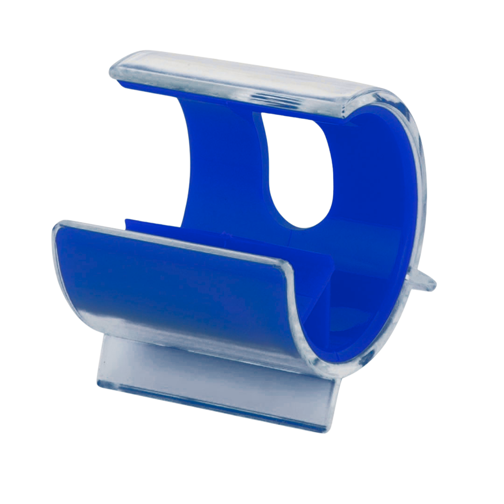posa celular, plástico, azul reflex, 5.5*5.5*5.1 centimetros, curvo