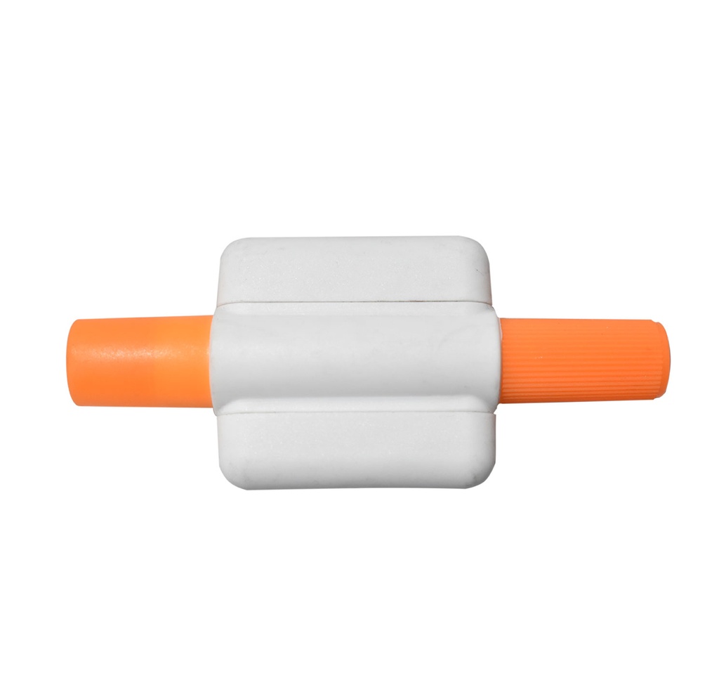 resaltador, plástico, amarillo,  nd, con tapa naranja