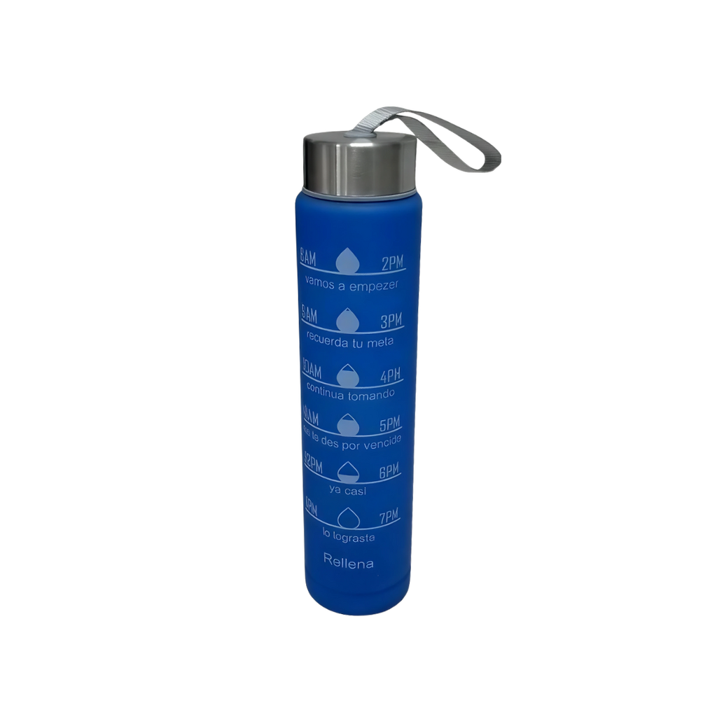 pachon, plástico, azul reflex, 300 ml , motivacional