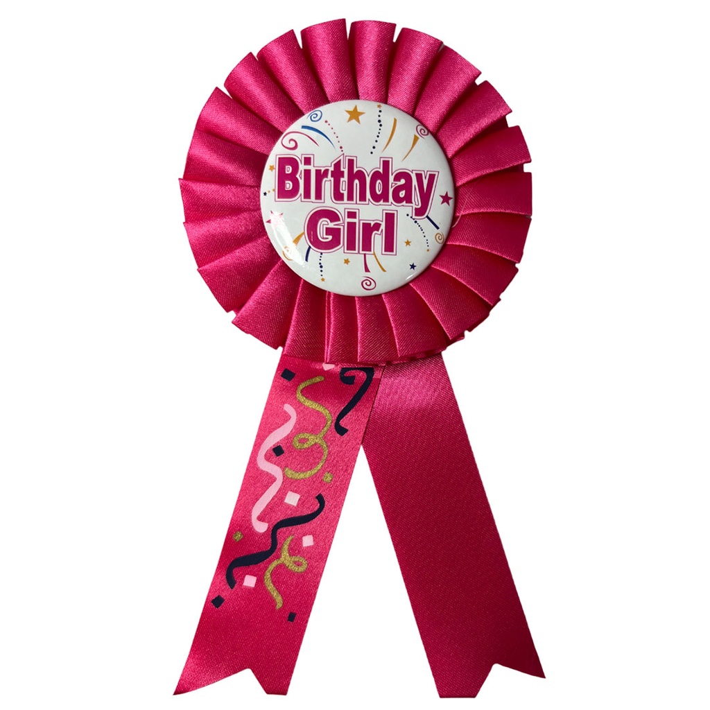 liston rosa de cumpleaños7.5*5cm