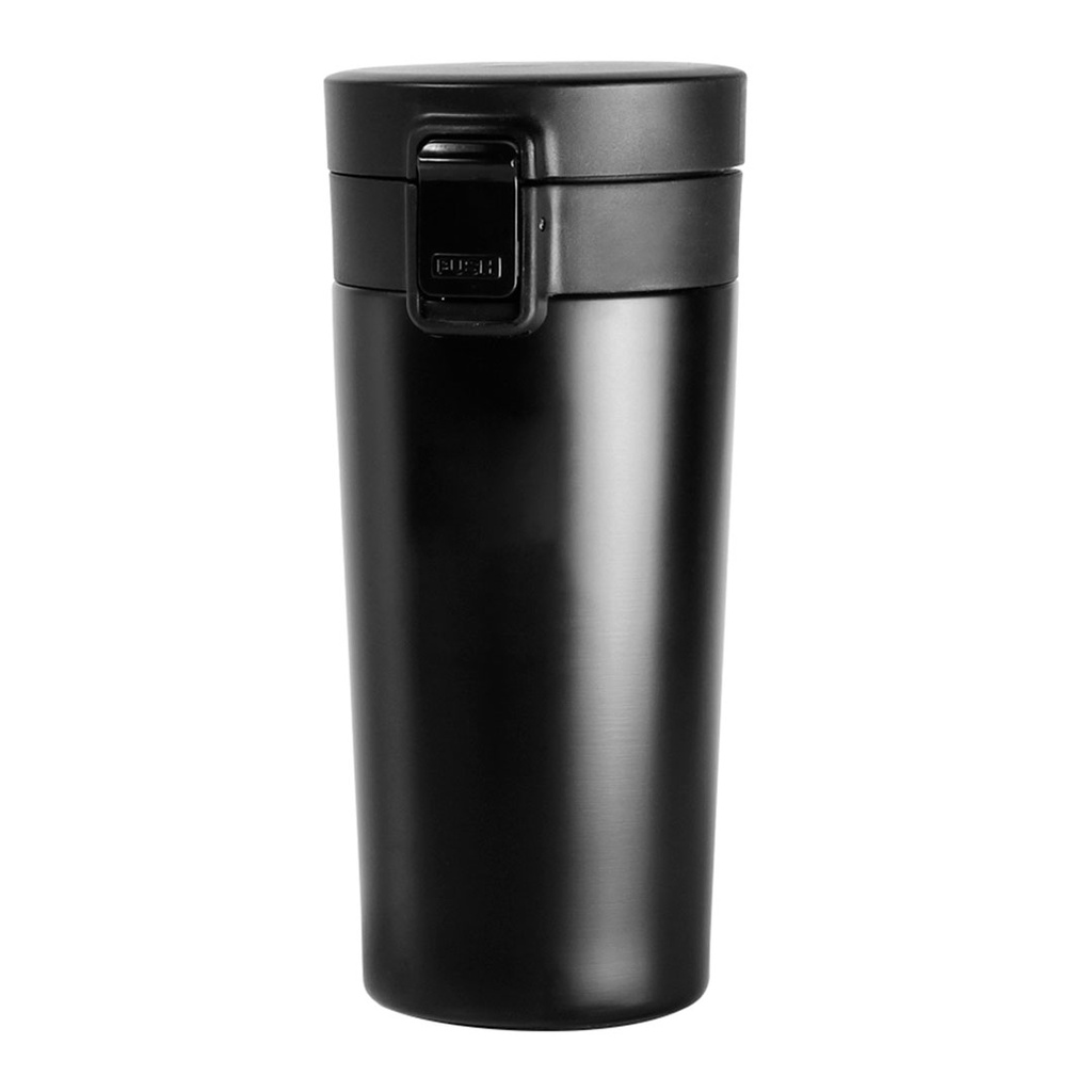 termo tube, acero inoxidable, negro, 350 mililitro, 8-10 horas de calor