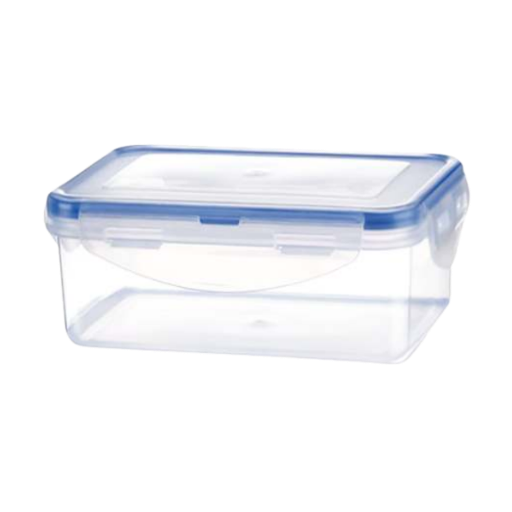 [H552142] Hermetico, Plástico, Azul, 1,600 Ml Sello De , Color Transparente