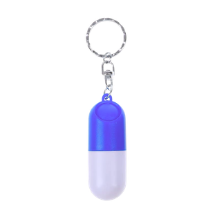 Llavero, Plástico, Azul, 6.25*2.2 Centimetros, Porta Pildora