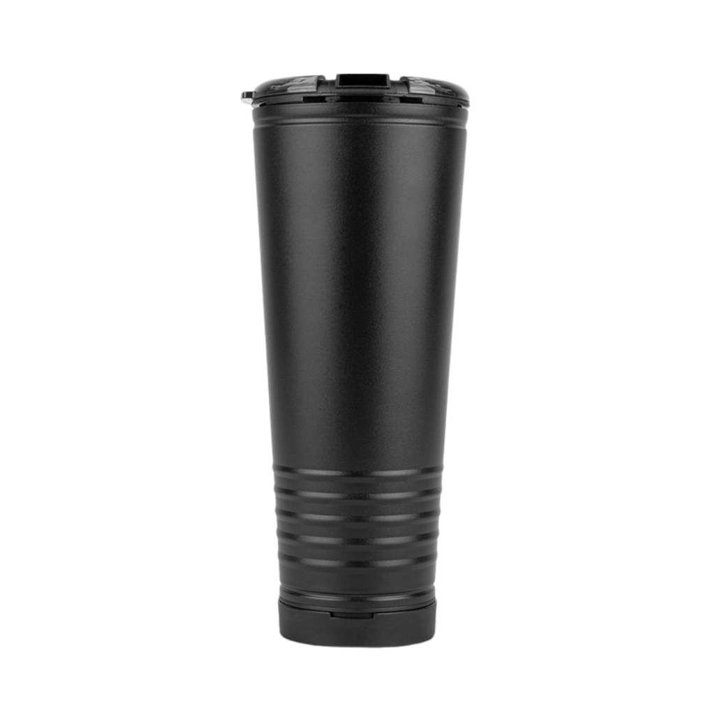 [P251399] Vaso, Acero Inoxidable, Negro, 25*10 Centimetros, Aullador