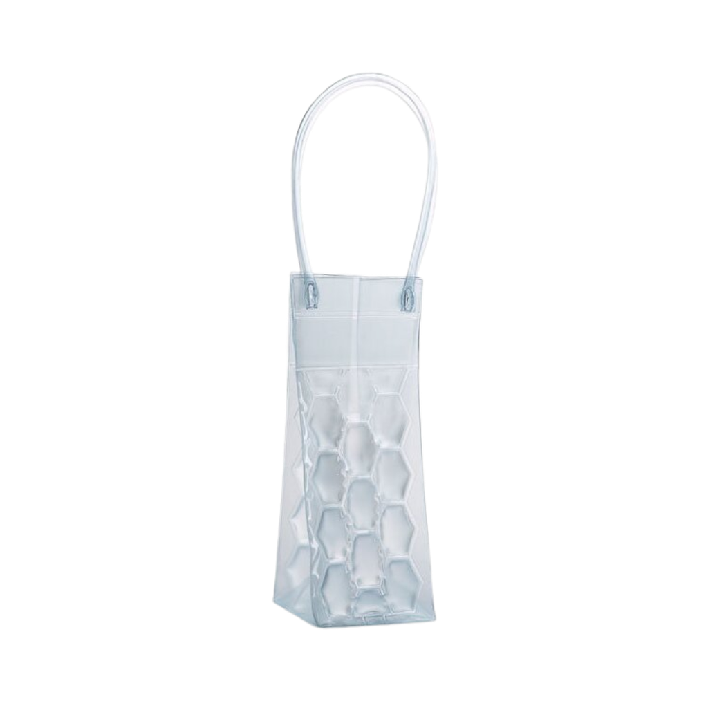 [H552037] Enfriador, Pvc, Transparente, 25*9.5*9.5 Centimetros, Con Gel Para Botellas