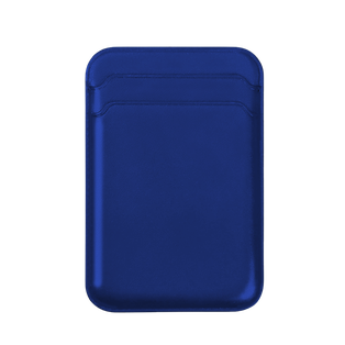 Porta Documentos, Silicón, Azul Oscuro, 6.3*9.3 Centimetros, Magnético Doble Ranura Para Celular