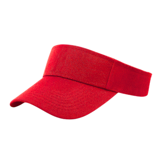 Visera, Poliester, Rojo, Cierre Velcro ,