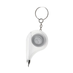 Llavero, Plástico, Blanco, 6.4*3.4*1.4 Centimetros, Gota Con Metro